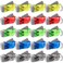 Droutti 20 Pcs Hand Crank Flashlight 3 LED Torch Mini Lamp Translucent Case NoBattery Flashlight Handpress Powerful Emergency Light Safety Tool for Camping Hiking Emergency Survival Outdoor Sports