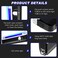 Dunzy 2 Pcs Handheld UV Black Light Flashlight Portable Blacklight LED UV Light Battery Operated Black Blacklight Torch Counterfeit Bill Detector