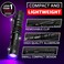 GearLight UV Flashlight S50365 nm Mini Blacklight Ultraviolet Pen Flashlights for ID Check Leak AC Detection Resin Curing Pet Urine Scorpion Stain Handheld Detector Pocket Light 2 Pack