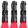 Honoson Red Light Flashlight LED Single Mode Torch 1 Mode Scalable Red Lens Filter Flashlight for Night Astronomy Aviations Observation Beach Safe3 Pieces