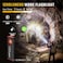 lexall Flashlight 1200 Lumens Mini Magnetic Flat EDC Flashlight with Clip 1200mAh Rechargeable Portable UltraLight Bright Waterproof Pocket Light for Working Camping Repairing Emergencies