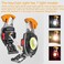 Lusostka Multifunctional Keychain Flashlights LED Rechargeable Flashlights with LifeSaving Whistles Screwdriver Bottle Opener Multiple Light Mode Portable Pocket Light for Outoor Hiking