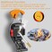 Lusostka Multifunctional Keychain Flashlights LED Rechargeable Flashlights with LifeSaving Whistles Screwdriver Bottle Opener Multiple Light Mode Portable Pocket Light for Outoor Hiking