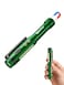 SHiLiPAi Penlight Flashlight Rechargeable Work Light 600 Lumens COB LED Pen Light with Magnetic Clip 8 Modes Pocket Flashlight for Nurse Emergency EDC Green