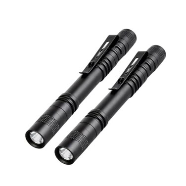 Tileon Pen Flashlight2PCS Led Pen Light Flashlights with ClipMini Pocket Flashlight Small Penlight Inspection Flashlight