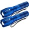 Victoper LED Flashlight 2 Pack Blue Bright Tactical Torch High Lumens 5 Modes Waterproof Zoomable Flash Light for Outdoor Birthday Gifts for Men Dorm Room Hiking Camping Essentials Gear for Guys