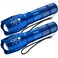 Victoper LED Flashlight 2 Pack Blue Bright Tactical Torch High Lumens 5 Modes Waterproof Zoomable Flash Light for Outdoor Birthday Gifts for Men Dorm Room Hiking Camping Essentials Gear for Guys