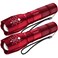 Victoper LED Flashlight 2 Pack Red Bright Tactical Torch High Lumens 5 Modes Waterproof Zoomable Flash Light for Outdoor Birthday Gifts for Men Dorm Room Hiking Camping Essentials Gear for Guys