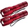 Victoper LED Flashlight 2 Pack Red Bright Tactical Torch High Lumens 5 Modes Waterproof Zoomable Flash Light for Outdoor Birthday Gifts for Men Dorm Room Hiking Camping Essentials Gear for Guys
