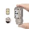 WUBEN E7 1800 Lumen Rechargeable Mini Flashlight with Magnet Super Bright 6 Modes Khaki EDC Flashlight TypC Rechargeable LED IP68 Pocket Flashlight for Headlamp Use Rescue Camping