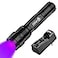 ULTRAFIRE UV Flashlight 395405 nm Led Blacklight for Curing UV Glue Leak Detector Pet Urine Stain