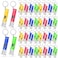 Jexine 100 Pcs Mini Flashlight Keychain Bulk Torch Keyring Flashlights LED Small Keychain Light Hiking Camping Christmas Party FavorsBright