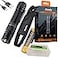Fenix PD36R Pro 2800 Lumen USB Rechargeable LED Tactical Flashlight with EdisonBright Charging Cable Carry case Bundle