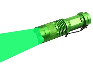 WAYLLSHINE Scalable LED Long Range Green Beam Flashlight 3 Mode Green LED Flashlight Torch for Night Detection Greenhouse