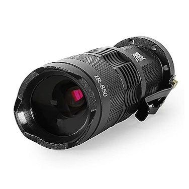 Maketheone IR Torch 3 Watt 850NM Infrared Light Night Vision Flashlight Torch Infrared Light is Invisible to Human Eyes to be Used with Night Vision Device NOT Include Battery