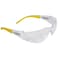 DEWALT DPG541C Protector Protective Eyewear ANSI Z871 Impact Rated Lightweight UniversalFit Frame Flexible Rubber Temples Clear Lens 1 Pair