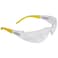 DEWALT DPG541C Protector Protective Eyewear ANSI Z871 Impact Rated Lightweight UniversalFit Frame Flexible Rubber Temples Clear Lens 1 Pair