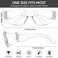 Yunsailing 48 Pack Safety Glasses Bulk Clear Safety Goggles Black Tinted Eye Protection Glasses Anti Dust Impact Scratch Resistant Protective Eyewear for Men Women Work Lab Construction Carpentry Shoo