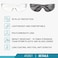 ATERET 12 Pairs Safety Glasses Scratch Resistant Polycarbonate ANSI Z871 Impact Resistant Lens