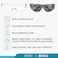 ATERET 12 Pairs Safety Glasses Scratch Resistant Polycarbonate ANSI Z871 Impact Resistant Lens