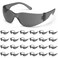 ATERET 24 Pairs Safety Glasses Scratch and Impact Resistant Polycarbonate ANSI Z871 Lens Protective Eyewear for Lab Industrial Carpentry Shooting Grey