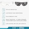 ATERET 24 Pairs Safety Glasses Scratch and Impact Resistant Polycarbonate ANSI Z871 Lens Protective Eyewear for Lab Industrial Carpentry Shooting Grey