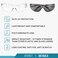 ATERET 24 Pairs Safety Glasses Scratch and Impact Resistant Polycarbonate ANSI Z871 Lens Protective Eyewear for Lab Industrial Carpentry Shooting Grey