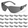 ATERET 24 Pairs Safety Glasses Scratch and Impact Resistant Polycarbonate ANSI Z871 Lens Protective Eyewear for Lab Industrial Carpentry Shooting Grey