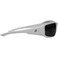 EDGE Edge TXB246 Brazeau Polarized WrapAround Safety Glasses AntiScratch NonSlip UV 400 Military Grade ANSIISEA MCEPS Compliant 504 Wide White FrameSmoke Lens