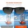 Ergodyne 52031 Skullerz Dagr Polarized Safety Sunglasses Black Frame Smoke Lens