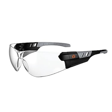 Ergodyne 59103 Skullerz SAGA Frameless Safety Glasses Anti Fog Clear Lens Matte Black