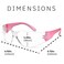 GAMMA RAY Gamma Ray Kids Protective Safety Goggle Glasses 12Pack