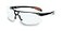 Honeywell Uvex by Protg Safety Glasses Metallic Black Frame with Clear Lens UltraDura AntiScratch Hardcoat S4200H5