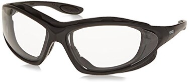 Honeywell Uvex Home Seismic Black Safety Glasses With Clear AntiScratchHard Coat Lens S0600