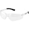 MCR Safety Crews BK310 BearKat 3 Polycarbonate Clear Lens Safety Glasses with NonSlip Hybrid Black Temple Sleeve 1 Pair