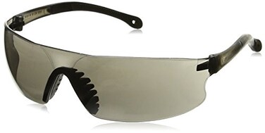 Radians RS120 Smoke Safety Glasses ScratchResistant Wraparound