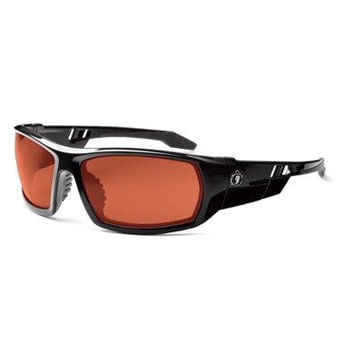 Ergodyne Skullerz Odin Safety Sunglasses Black Frame Copper Lens
