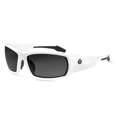 Ergodyne Skullerz Odin Safety SunglassesWhiteSmoke Lens