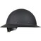 Dynamic WolfJaw Fiberglass Full Brim Hard Hat with Wheel Ratchet Black