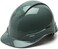 Ridgeline Pyramex Cap Style Hard Hat 4Point Ratchet Suspension Slate Gray