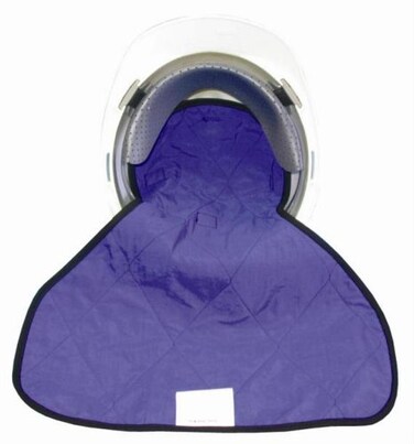 HyperKewl 6535 Evaporative Cooling Crown Cooler with Neck Shade Hivis Lime