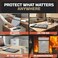 TOOLTROOPERS FIRESHIELD PRO Upgraded 2000F Fireproof Document Bag w Dual Pockets Fire Waterproof Money Pouch for Cash Safe Storage for Family Photos Jewelry Passport Important Documents 15 x 11