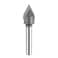SpeTool Carbdie Tip V Groove CNC Engraving Bit Router Bit CNC Woodwork Tools 60 Deg 12 Inch Cutter with 14 Inch Shank