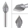SpeTool Carbdie Tip V Groove CNC Engraving Bit Router Bit CNC Woodwork Tools 60 Deg 12 Inch Cutter with 14 Inch Shank