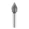 SpeTool Carbdie Tip V Groove CNC Engraving Bit Router Bit CNC Woodwork Tools 60 Deg 12 Inch Cutter with 14 Inch Shank