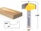 Yonico YONICO Router Bits Horizontal Crown 1Inch Radius 14Inch Shank 16173q