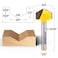 Yonico YONICO V Groove Router Bit 120 Degree X 34Inch Diameter 14Inch Shank 14997q