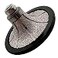 EDiamondTools 1 Demi Bullnose Diamond Hand Profile Wheel for Granite Marble and Stone 4050 Grit 5811 Arbor