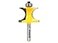 Yonico YONICO Router Bits Bullnose Bead 34Inch Bead 14Inch Shank 13195q