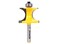 Yonico YONICO Router Bits Bullnose Bead 34Inch Bead 14Inch Shank 13195q